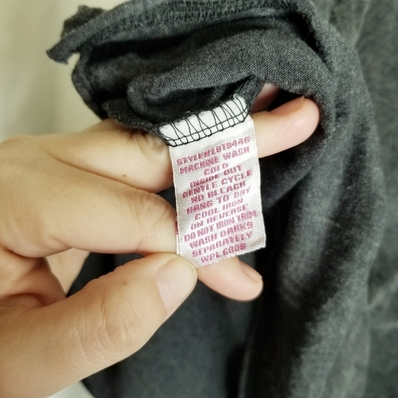 Panhandle Embroidered Long Accent sleeve tee lace pearl‎ snap buttons size XL - Picture 7 of 13